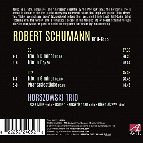 Schumann: Complete Piano Trios
