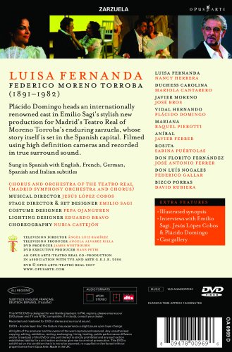 TORROBA, F.: Luisa Fernanda (Teatro Real, 2006) (NTSC)