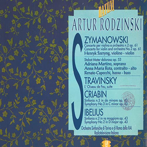Artur Rodzinski (Live)