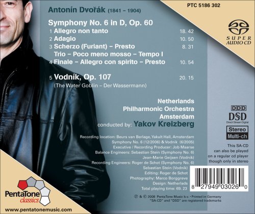 Dvorak: Symphony No. 6 / The Water Goblin