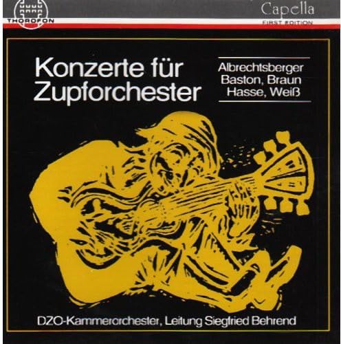 Albrechtsberger, J.G.: Concerto for Flute and Guitar / Weiss
