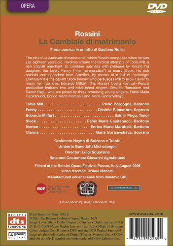 ROSSINI: Cambiale di matrimonio (La) (Rossini Opera Festival