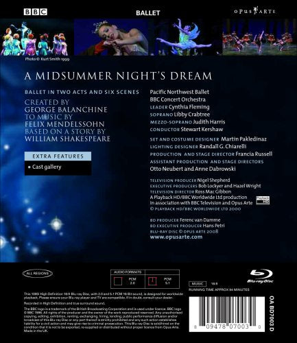 MENDELSSOHN: Midsummer Night's Dream (A) (Pacific Northwest