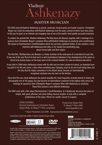ASHKENAZY, Vladimir: Master Musician (NTSC)