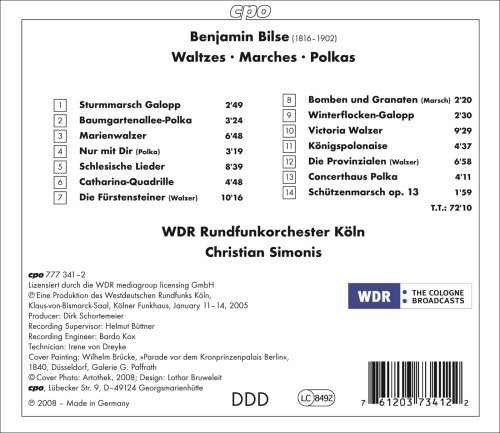 Bilse: Waltzes, Marches & Polkas