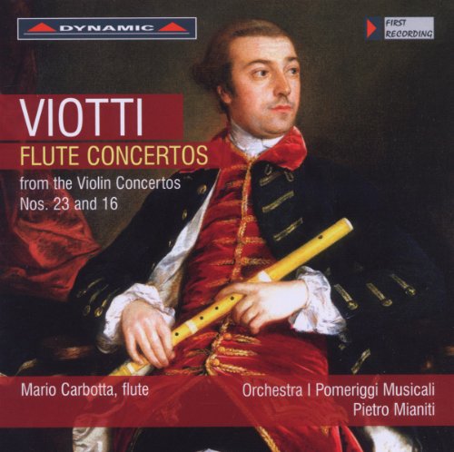 Viotti: Flute Concertos from the Violin Concertos Nos. 23 an