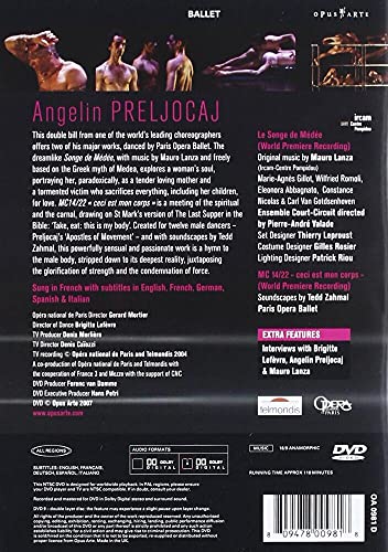 Preljocaj, Angelin: Songe De Medee / Mc 14/22