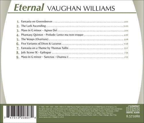 VAUGHAN WILLIAMS (Eternal)