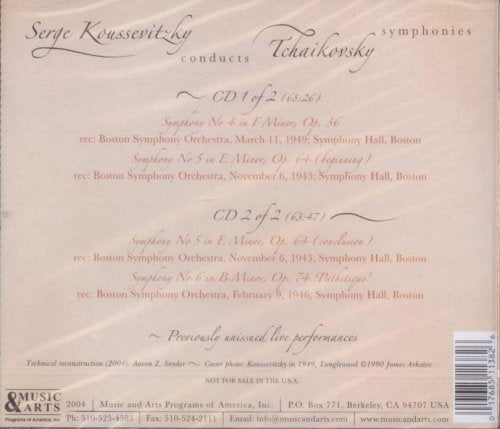 SERGE KOUSSEVITZKY CONDUCTS TC