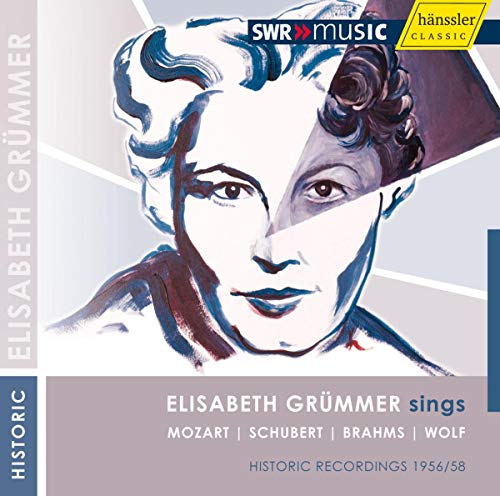 Vocal Recital: Grummer, Elisabeth - MOZART, W.A. / SCHUBERT,