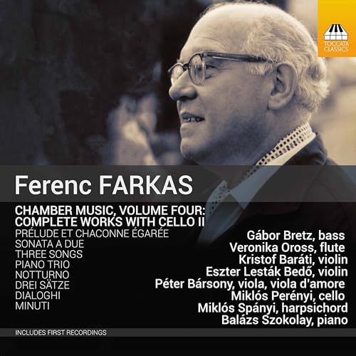 Ferenc Farkas: Chamber Music, Vol. 4 - Works with Cello (Co