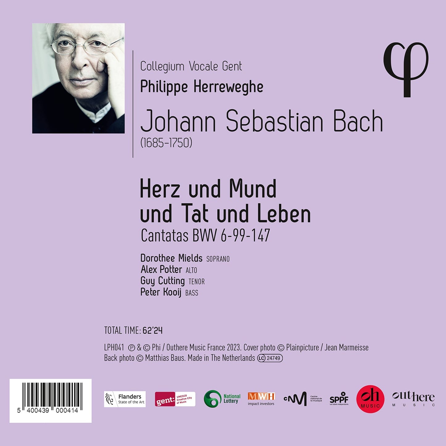 J.S. Bach: Cantatas, BMV 6-99-147 / Collegium Vocale Gent