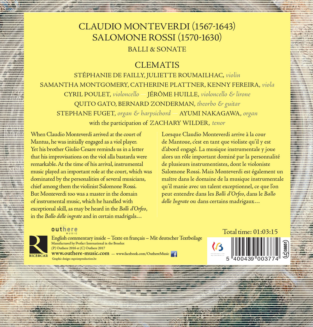 Monteverdi & Rossi: Balli & Sonate