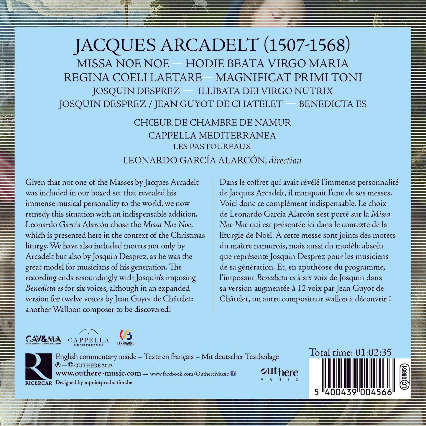 Arcadelt: Missa Noe Noe / Choeur de Chambre de Namur