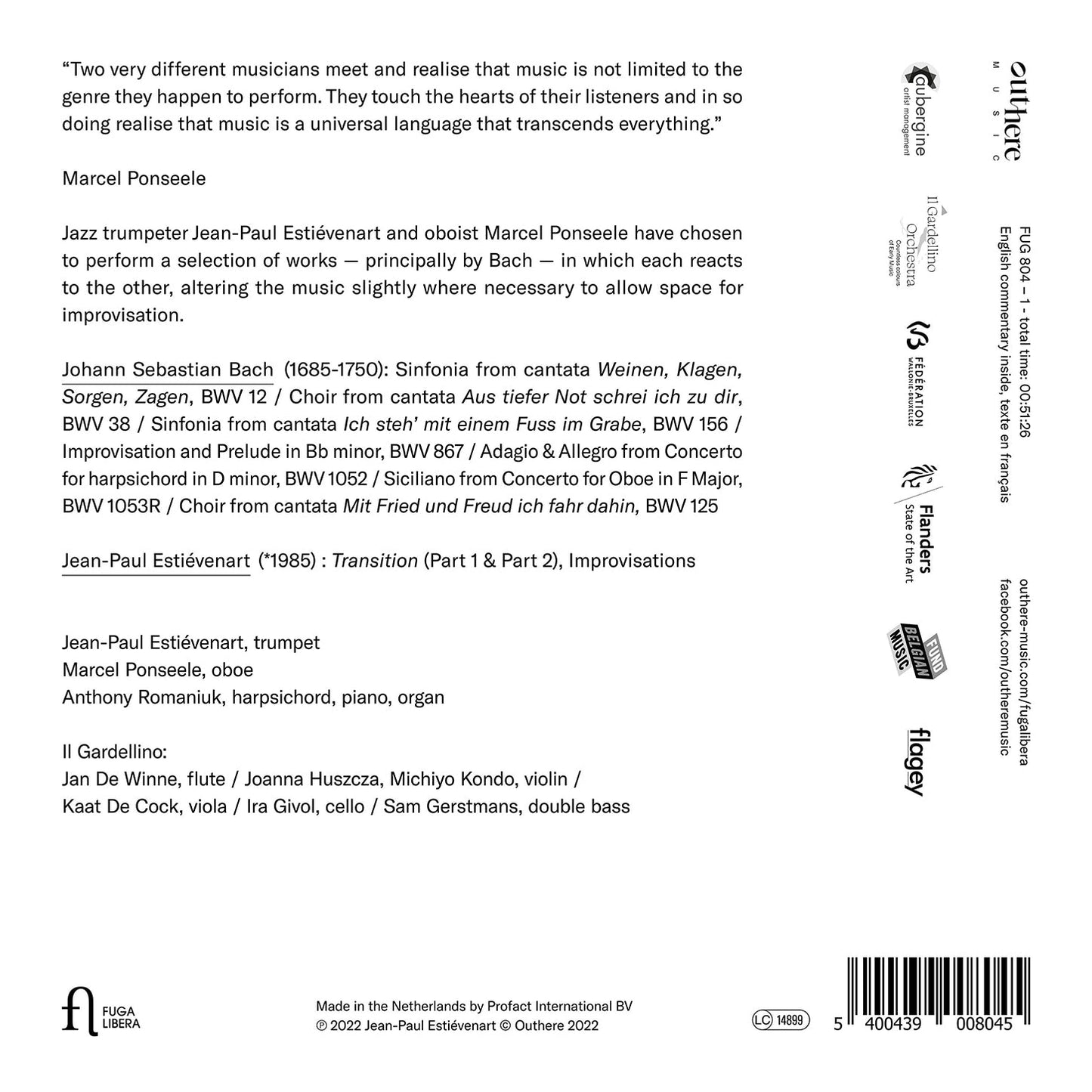 J.S. Bach: Triptyque