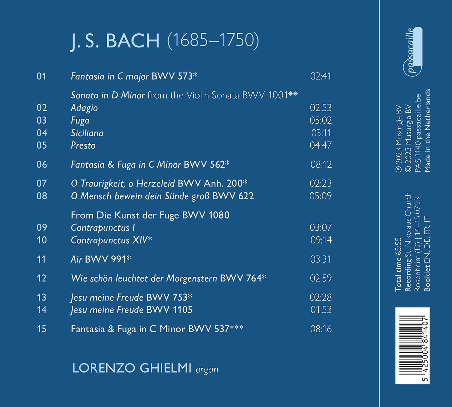 J.S. Bach: Fragments