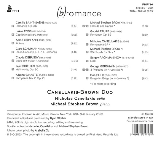 (B)Romance Nicholas Canellakis, Michael Stephen Brown