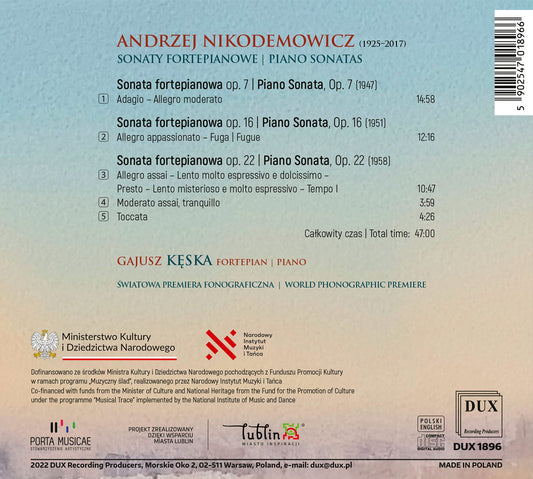 Nikodemowicz: Piano Sonatas
