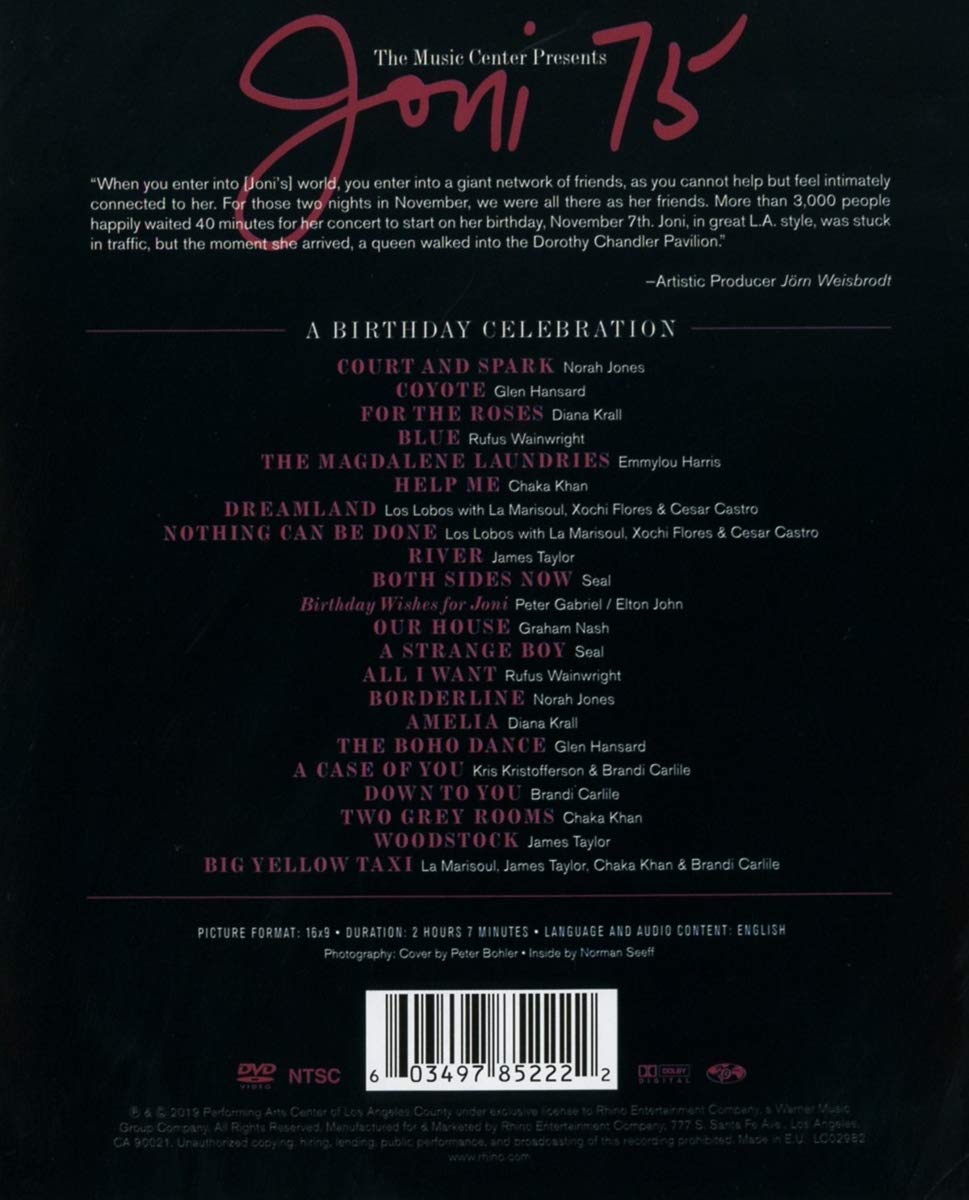 75: A Birthday Celebration Dvd