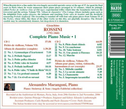 Rossini: Complete Piano Music, Vol. 1