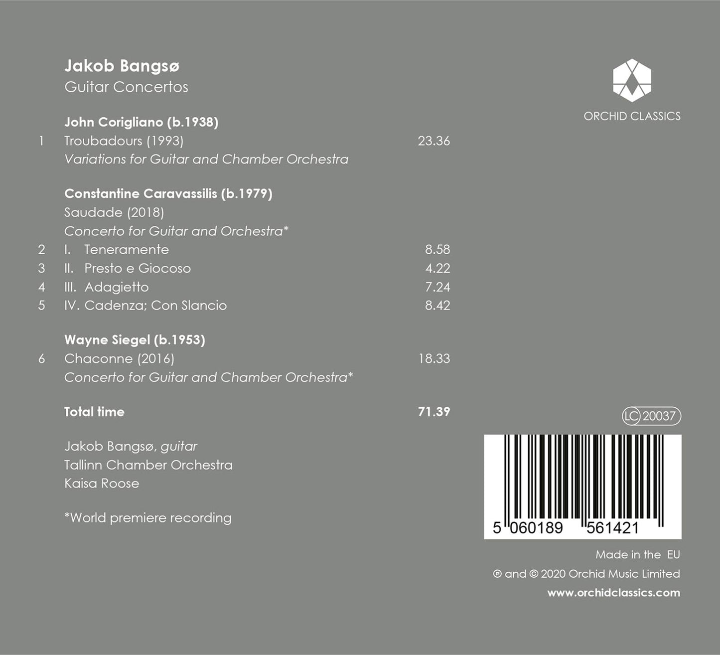 Jakob Bangsø: Guitar Concertos