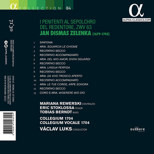 Zelenka: I penitenti al sepolchro del redentore, ZWV 63