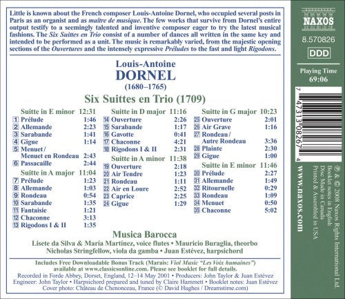 Dornel, L.-A.: 6 Suittes En Trio
