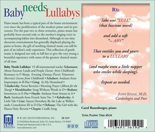 BABY NEEDS LULLABYS