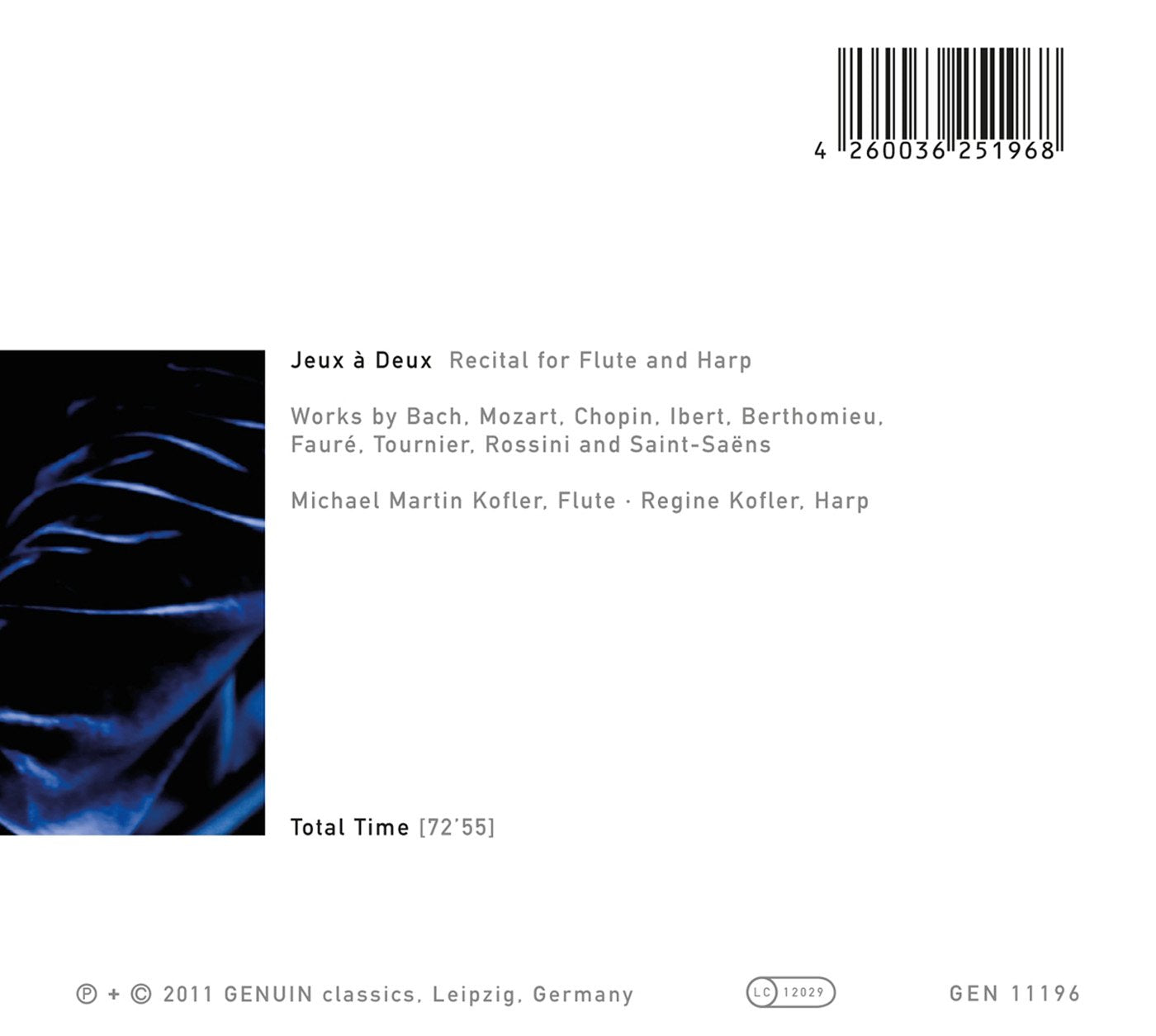 Jeux a Deux: Recital for Flute and Harp