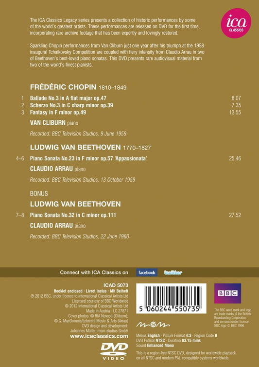 Chopin: Fantasy in F minor - Ballade No. 3 - Beethoven: Pian