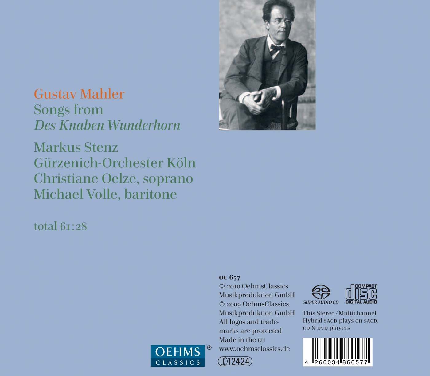 Mahler: Lieder aus Des Knaben Wunderhorn