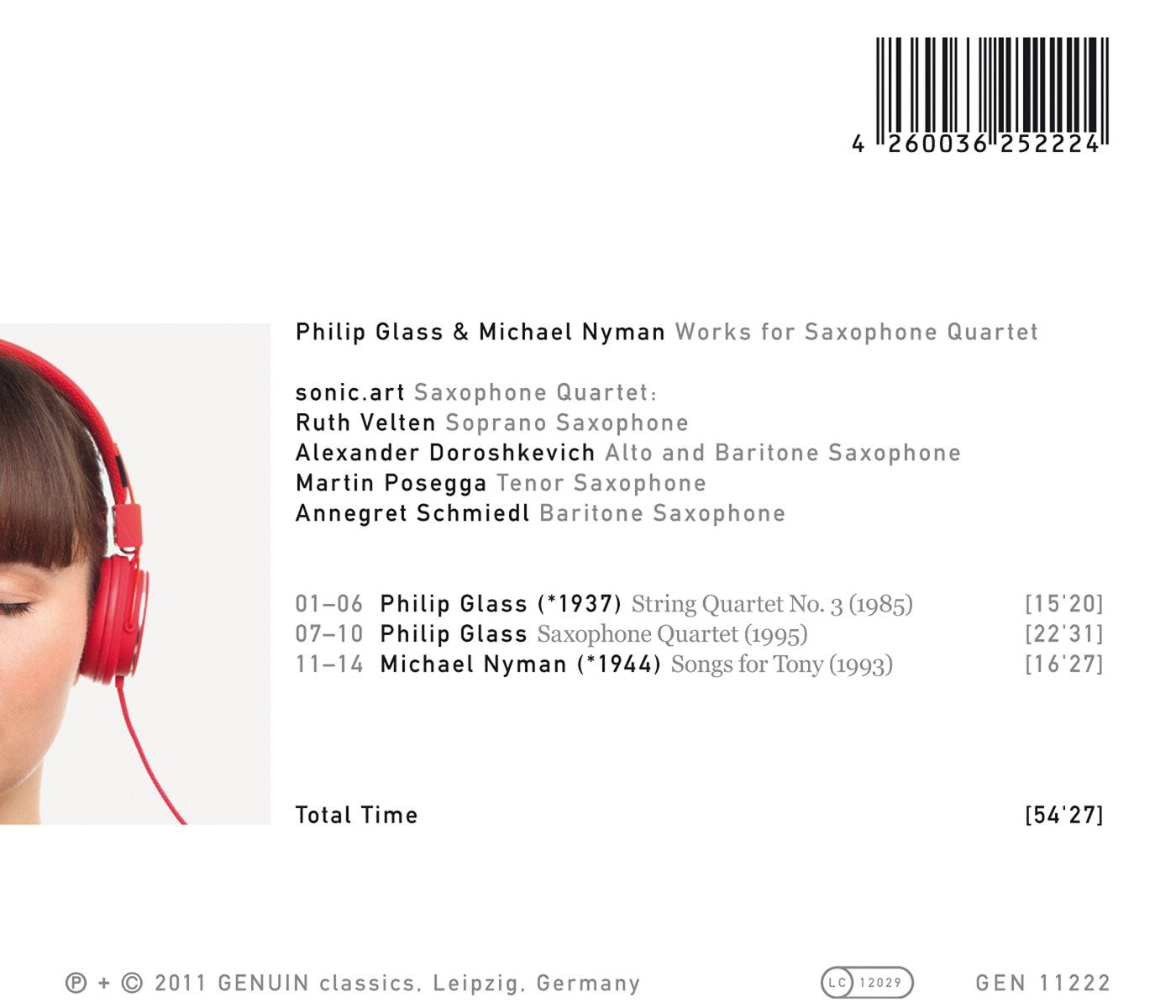 Glass & Nyman: Works for Saxophone Quartet