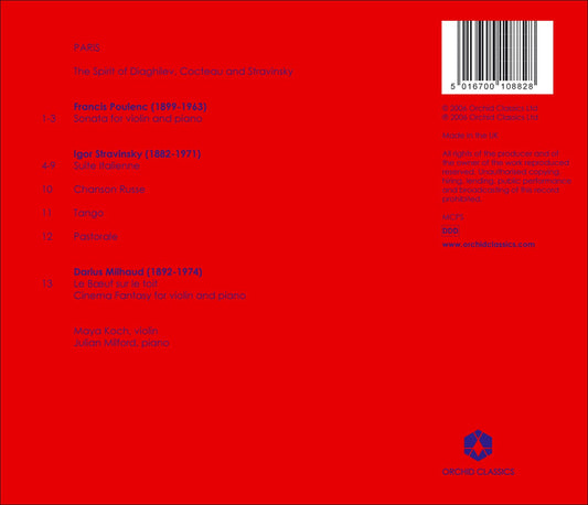 POULENC, F.: Violin Sonata / STRAVINSKY, I.: Suite italienne