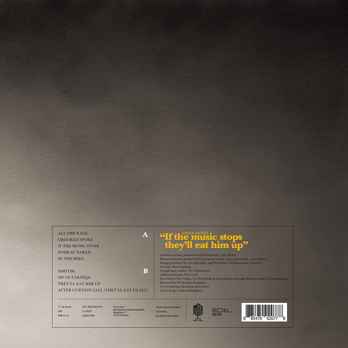If The Music Stops, They'll Eat Him Up (Yellow Vinyl Edition