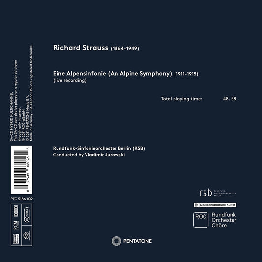 Richard Strauss: Eine Alpensinfonie (Alpine Symphony) (Live)