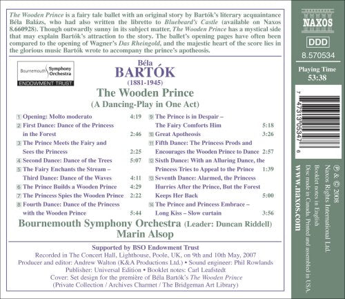 Bartók: The Wooden Prince, Op. 13
