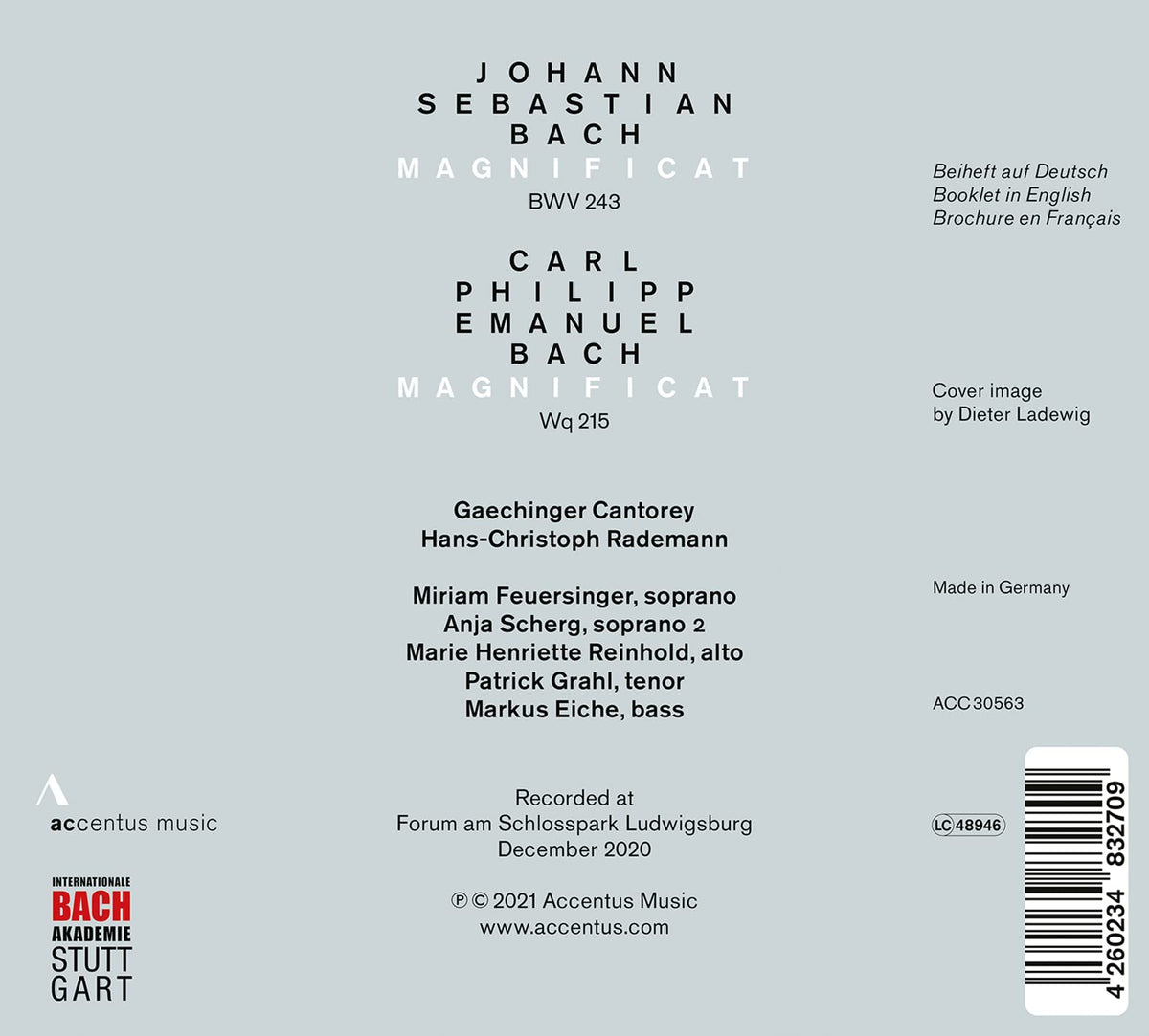 J. S. Bach & C. P. E. Bach: Magnificat