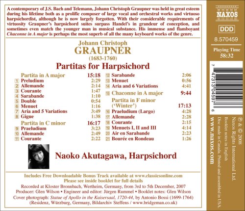 Graupner, C.: Partitas, Gwv 121, 133, 149