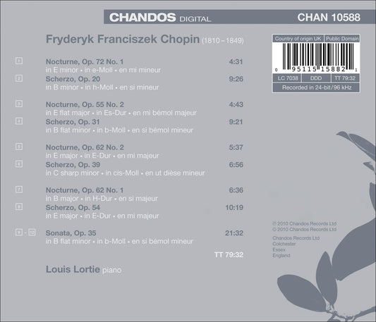 Louis Lortie Plays Chopin, Vol. 1