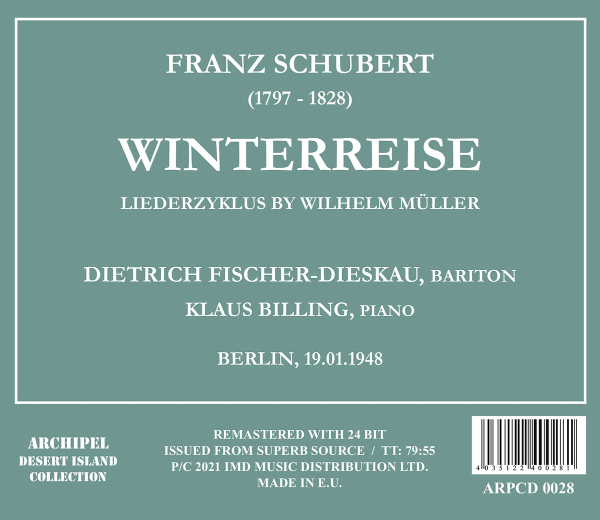 Schubert: Winterreise, D911