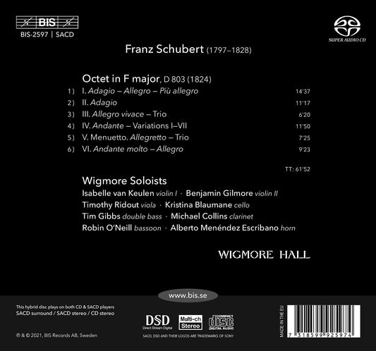 OCTET IN F MAJOR, D803