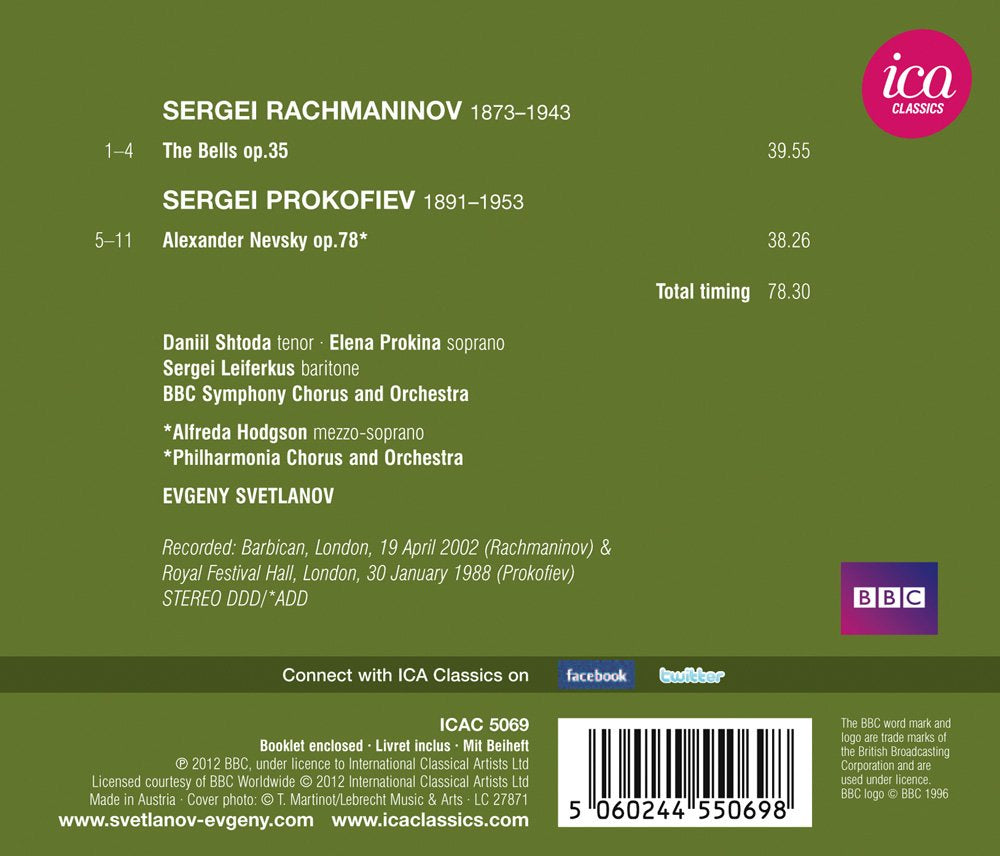 Rachmaninov: The Bells - Prokofiev: Alexander Nevsky