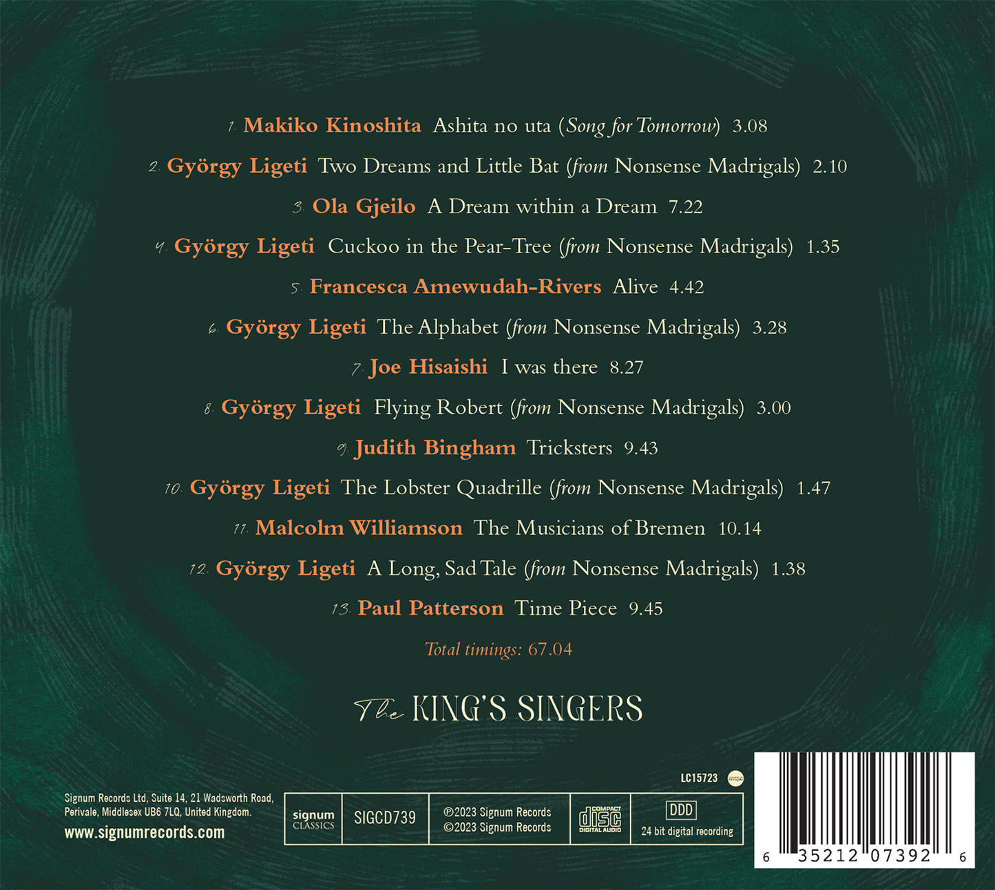 Wonderland / The King's Singers