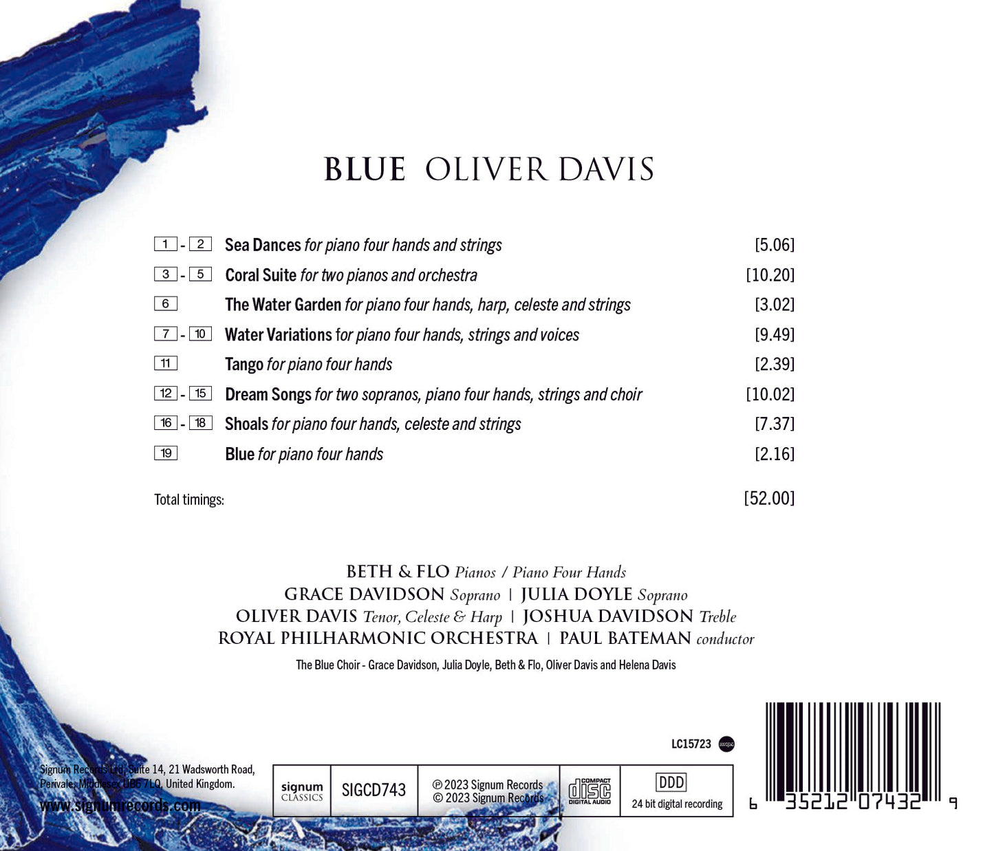 Blue / Beth & Flo; Grace Davidson
