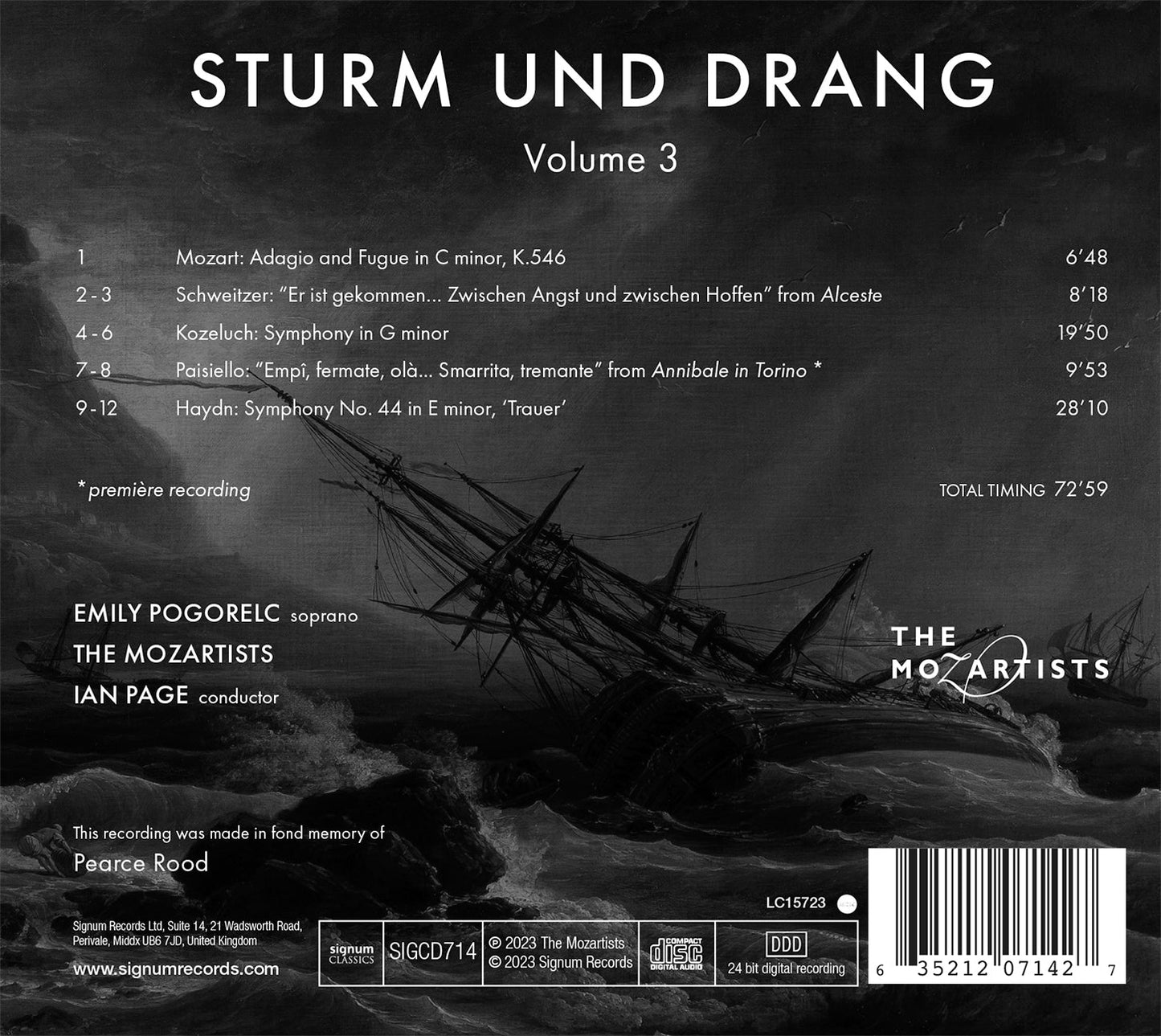 Sturm und Drang, Vol. 3 / The Mozartists