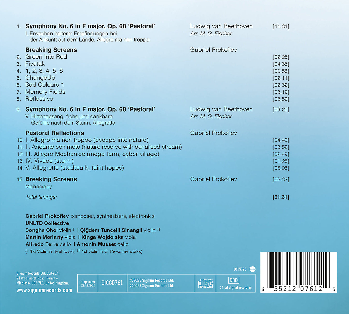 Prokofiev, Beethoven: Pastoral 21