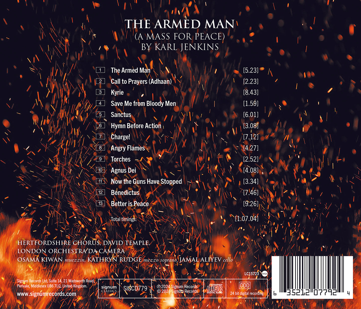 Jenkins: The Armed Man (A Mass For Peace)