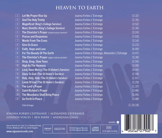 A. L’Estrange & J. L’Estrange: Heaven To Earth