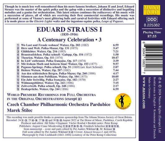 E. Strauss I: A Centenary Celebration, Vol. 3