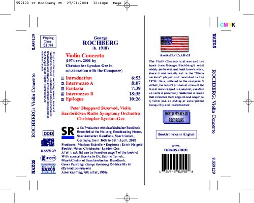 ROCHBERG: Violin Concerto